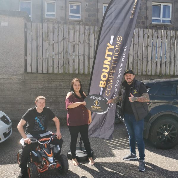 Won The Kids 50cc Quad