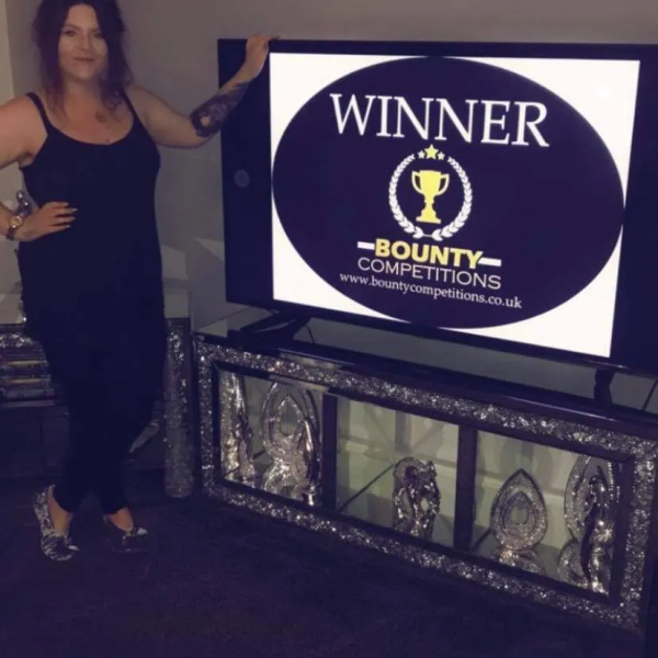 Won the Samsung 65″ Smart TV