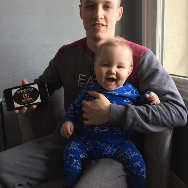 Won £250 on the Cash Cash Competition