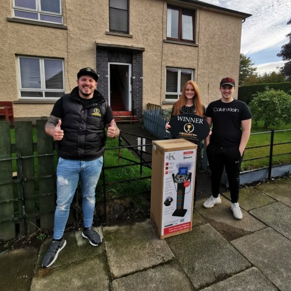 Won the Karaoke Machine