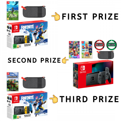 3 WINNERS 3 NINTENDO BUNDLES