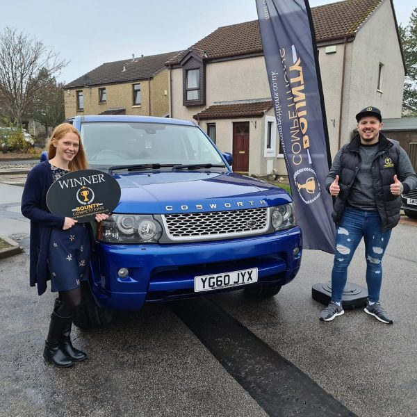 Won the Range Rover Sport Cosworth
