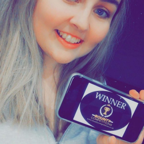 Won £400 on the Bounty Prize Wheel