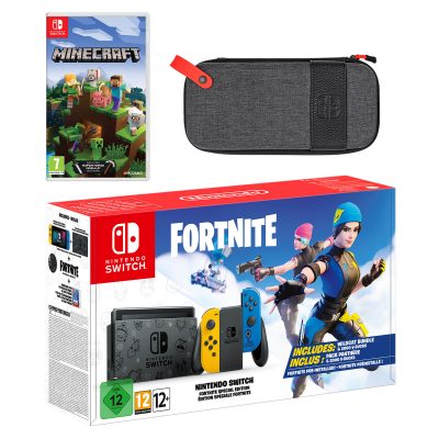 Nintendo Switch Fortnite Edition with Minecraft