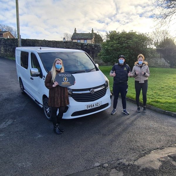 Won the Vauxhall Vivaro Campervan