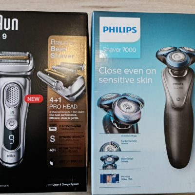 2 WINNERS - BRAUN SERIES 9 SHAVER, PHILIPS SHAVER 7000