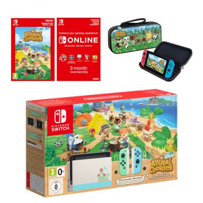 Nintendo Switch Animal Crossing & 3 Month Online Pass