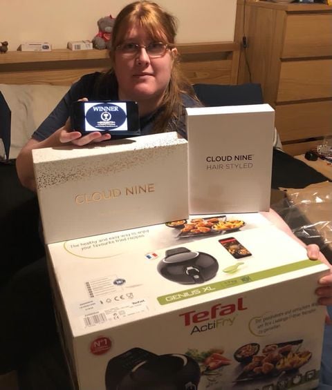 Won the Cloud 9 Gift of Gold & the Tefal Actifry Genius XL