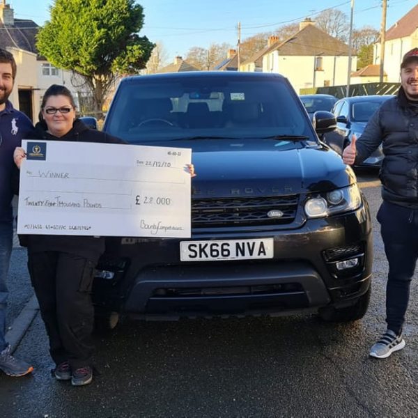 Won the Range Rover Sport and took the £28,000 Cash Alternative!