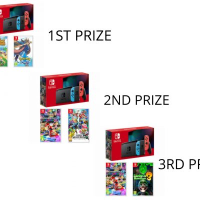 3 Nintendo Switch Bundles – 3 Winners 