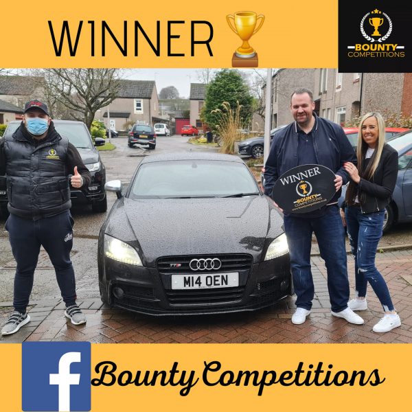 Won an Audi TTS and £1000