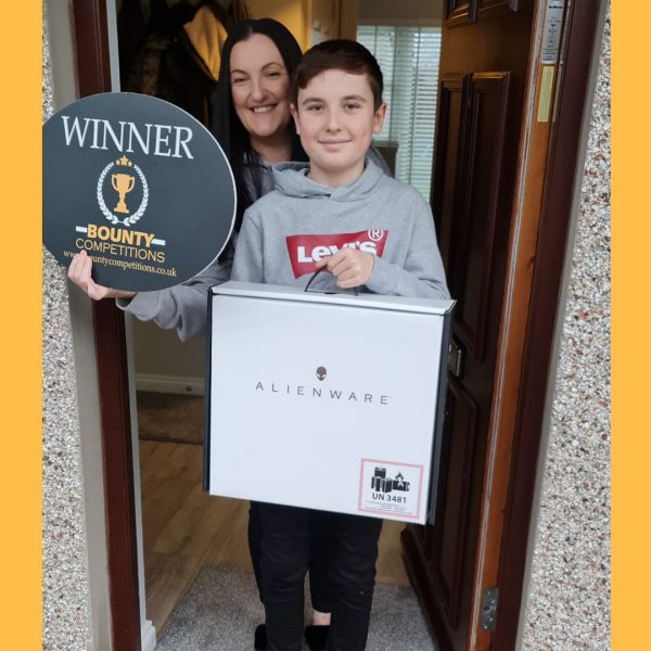 Won an Alienware Gaming Laptop