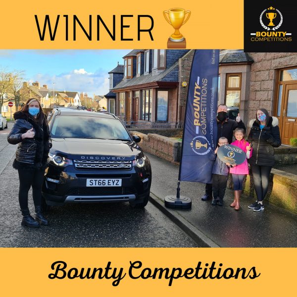 Won a Land Rover Discovery Sport