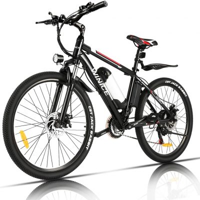 Vivi Electric Bike For Adults - 26" Mountain Bike with 350W Motor