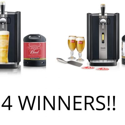 **4 WINNERS!** PerfectDraft Stella Artois & Budweiser Starter Bundles