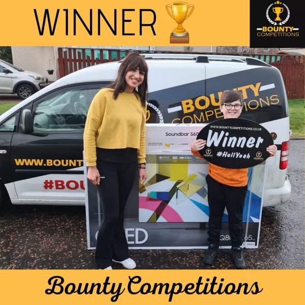 Won a Samsung QLED TV and Soundbar