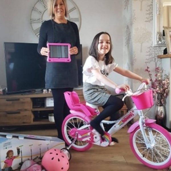 Won a Bike Bundle, Scooter, and Tablet