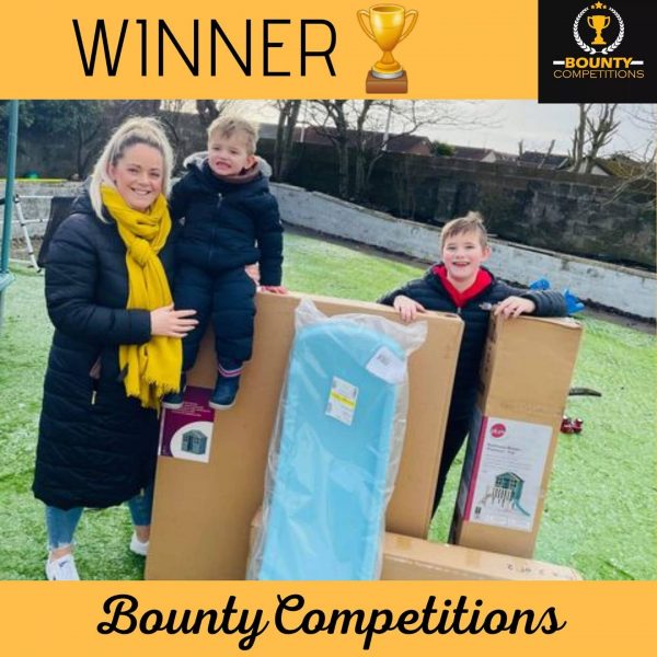 Won a Plum Wooden Boat House & Slide