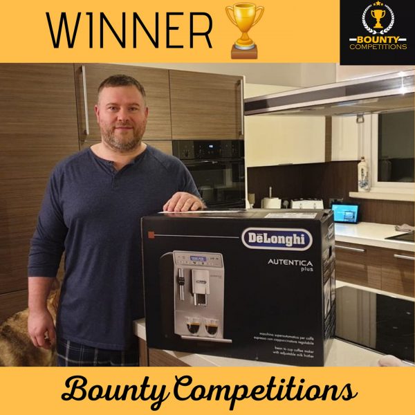 Won a DeLonghi Coffee Machine