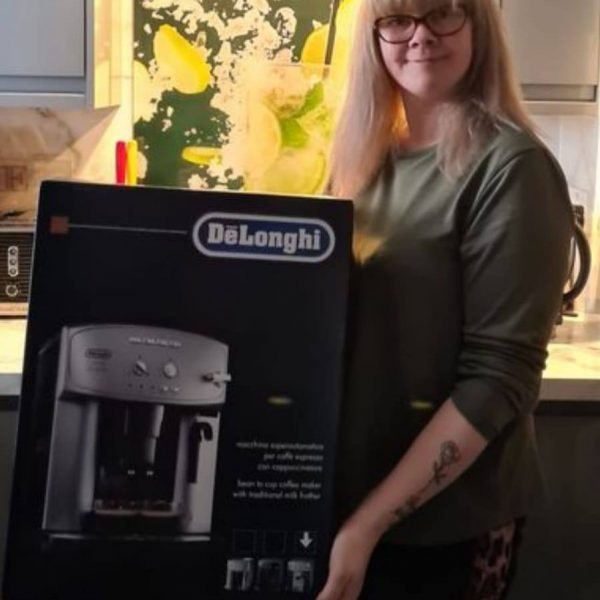 Won a DeLonghi Coffee Machine