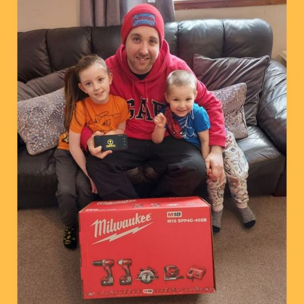 Won the Milwaukee Tool Kit