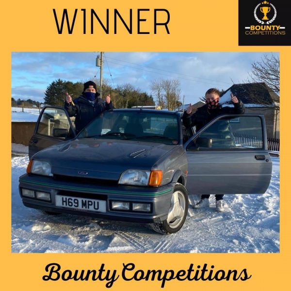 Won a Mark 3 Ford Fiesta RS Turbo