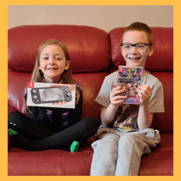 Won a Nintendo Switch Lite Mario Kart 8 Deluxe Pack