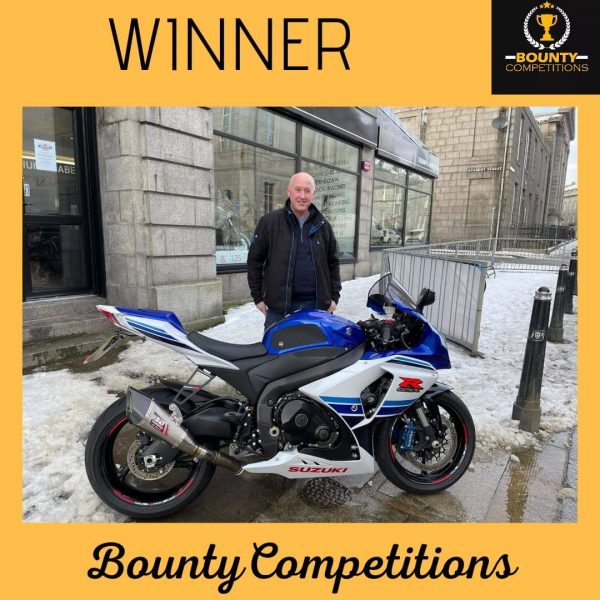 Won the Suzuki GSXR 1000 30th Anniversary Edition