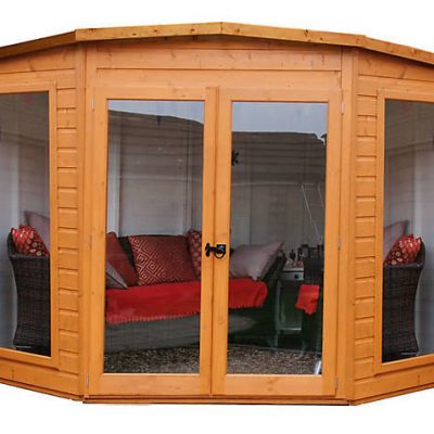 Shire Barclay 10x10 Pent Shiplap Wooden Summer house & £600 Cash