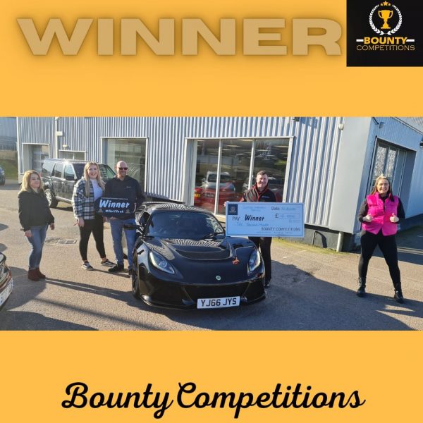 Won the Charity Lotus Exige Competition in Partnership with John Clark Motor Group