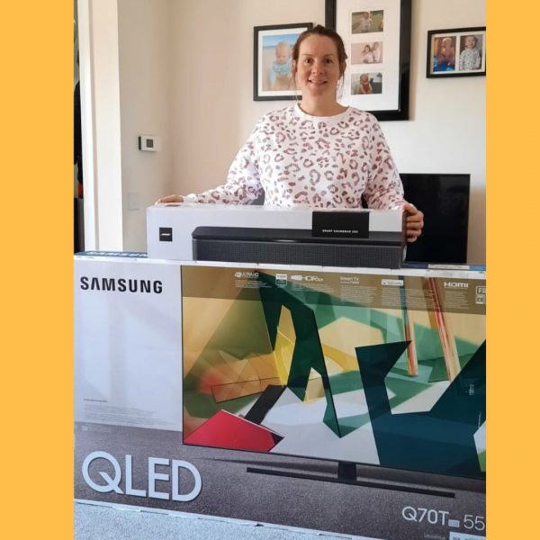 Won a Samsung TV Bundle