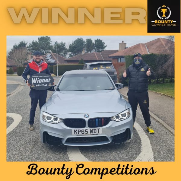 Won the BMW M3 in Silverstone Blue