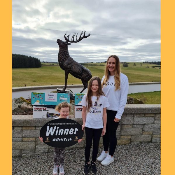 Won a Kids Electric Scooter and Hoverboard Bundle