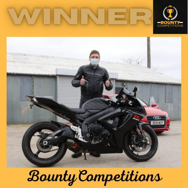 Won the Suzuki GSXR K7