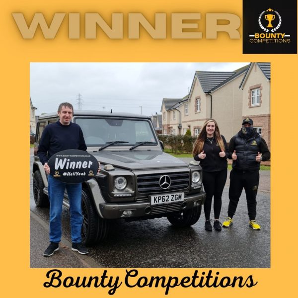 Won the Mercedes-Benz G Wagon