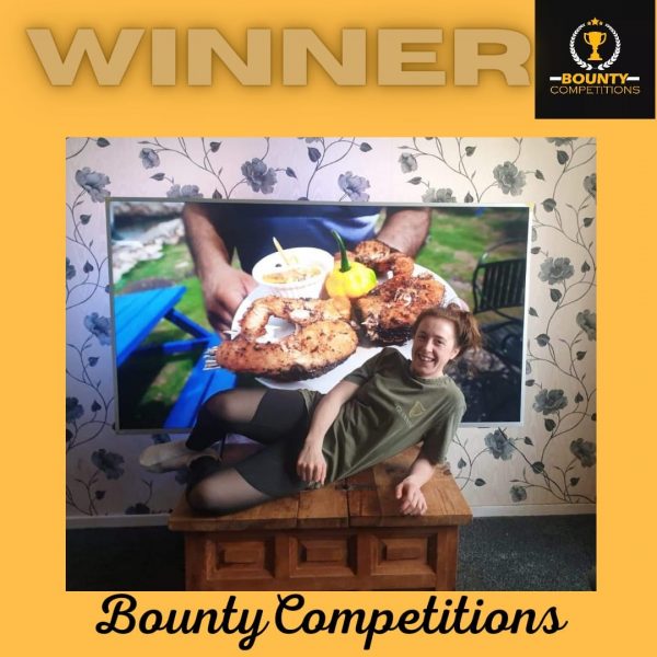 Won a “70 Samsung TV