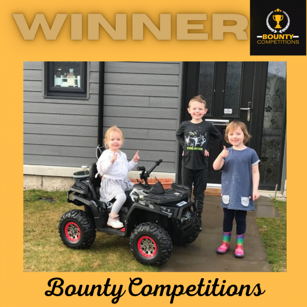 Won the RiiRoo 24V Ride On Quad ATV Motorbike