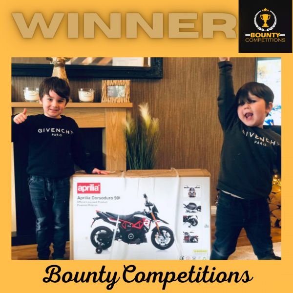 Won the Aprilia Dorsoduro 900 Licensed Motorbike