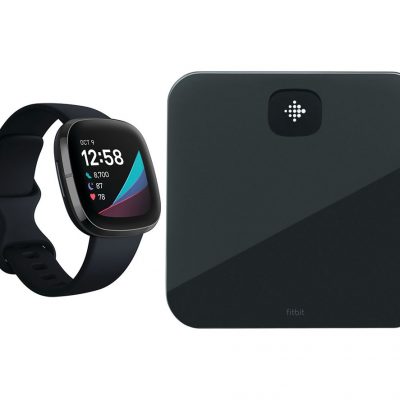 2 WINNERS : FITBIT Sense & Aria Air Smart Scale Bundle - Carbon & Graphite