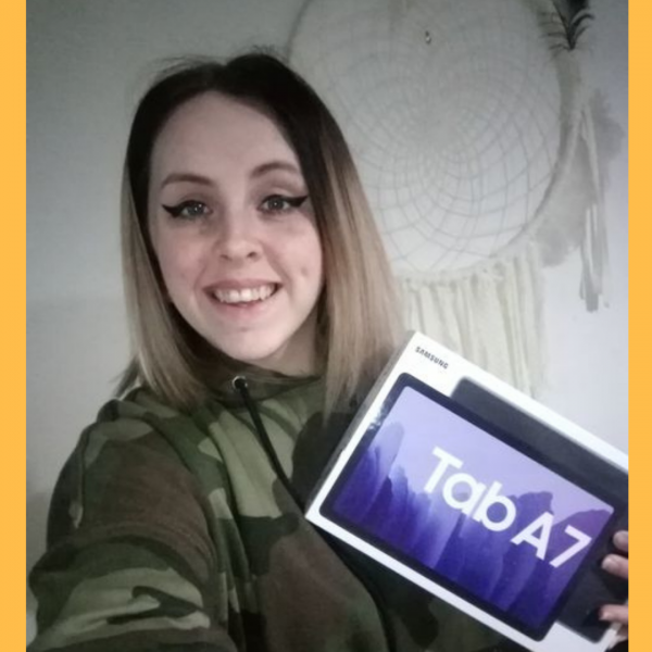 Won a Samsung Galaxy Tab A7