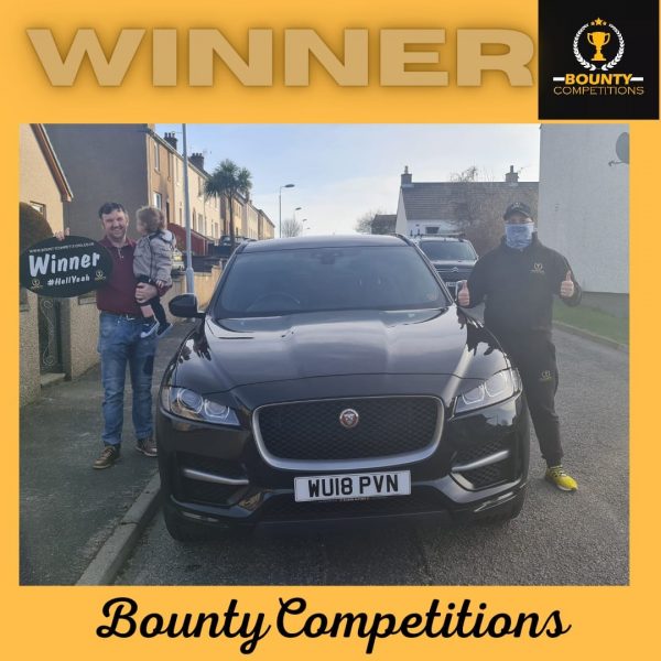 Won a Jaguar F Pace R Sport