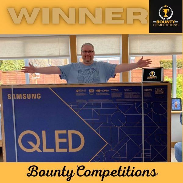 Won an 85″ Samsung TV