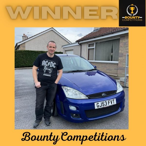 Won a Mark 1 Ford Focus RS