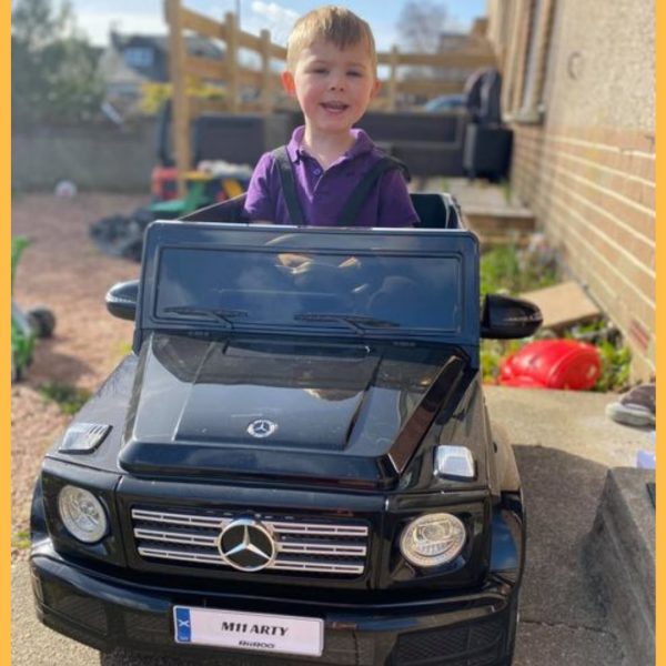 Won the Mercedes G500 Kids Ride On