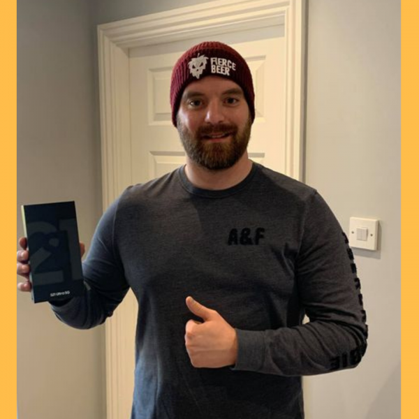 Won a Samsung Galaxy S21 Ultra