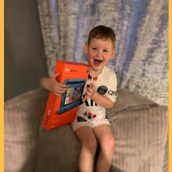 Won a Fire HD 10 Kids Edition Tablet