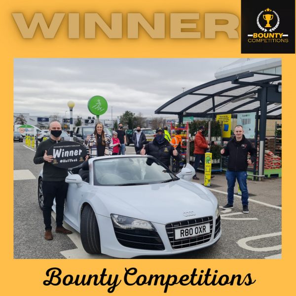 Won an Audi R8 V10 and £1500