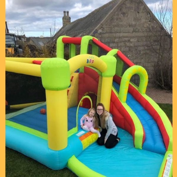 Won a BEBOP 8 in 1 Activity Inflatable Bouncy Castle