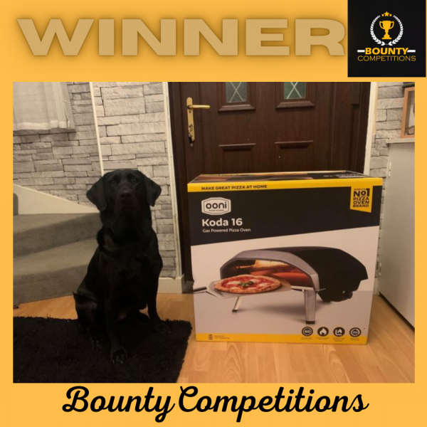 Won an Ooni Koda 16 Gas Powered Pizza Oven