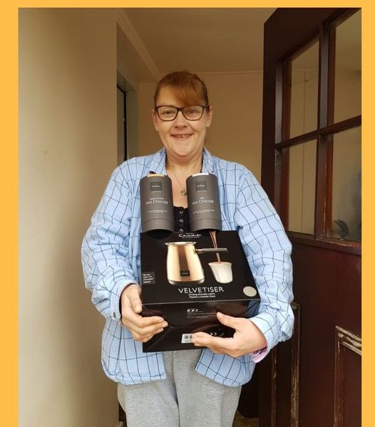 Won The Hot Chocolate Machine and Hot Chocolate Tubs !!